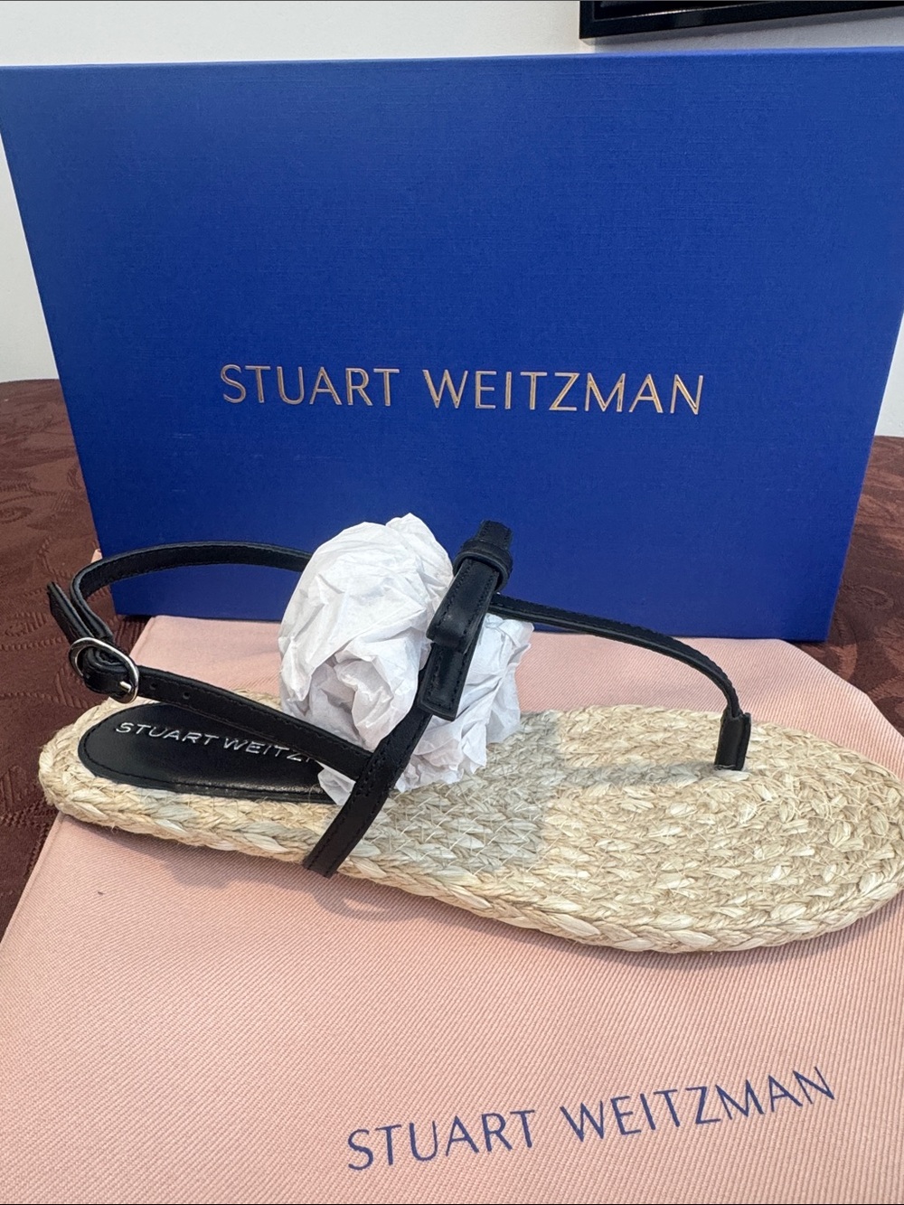 Stuart Weitzman ‘Falicity’ Slingback Espadrille Sandal. Ladies 8.5. - Picture 8 of 16